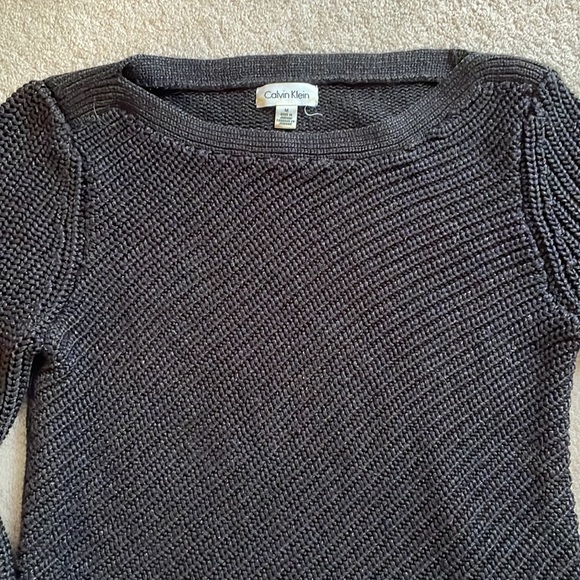Calvin Klein Knit Sweater Zipper - Picture 1 of 6
